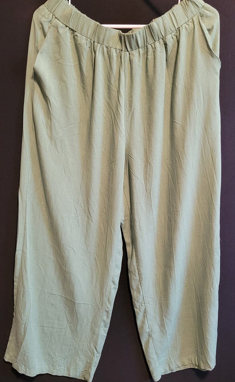 Women's Size 0XL Wide Leg Resort Wear Pants Vacation Wear